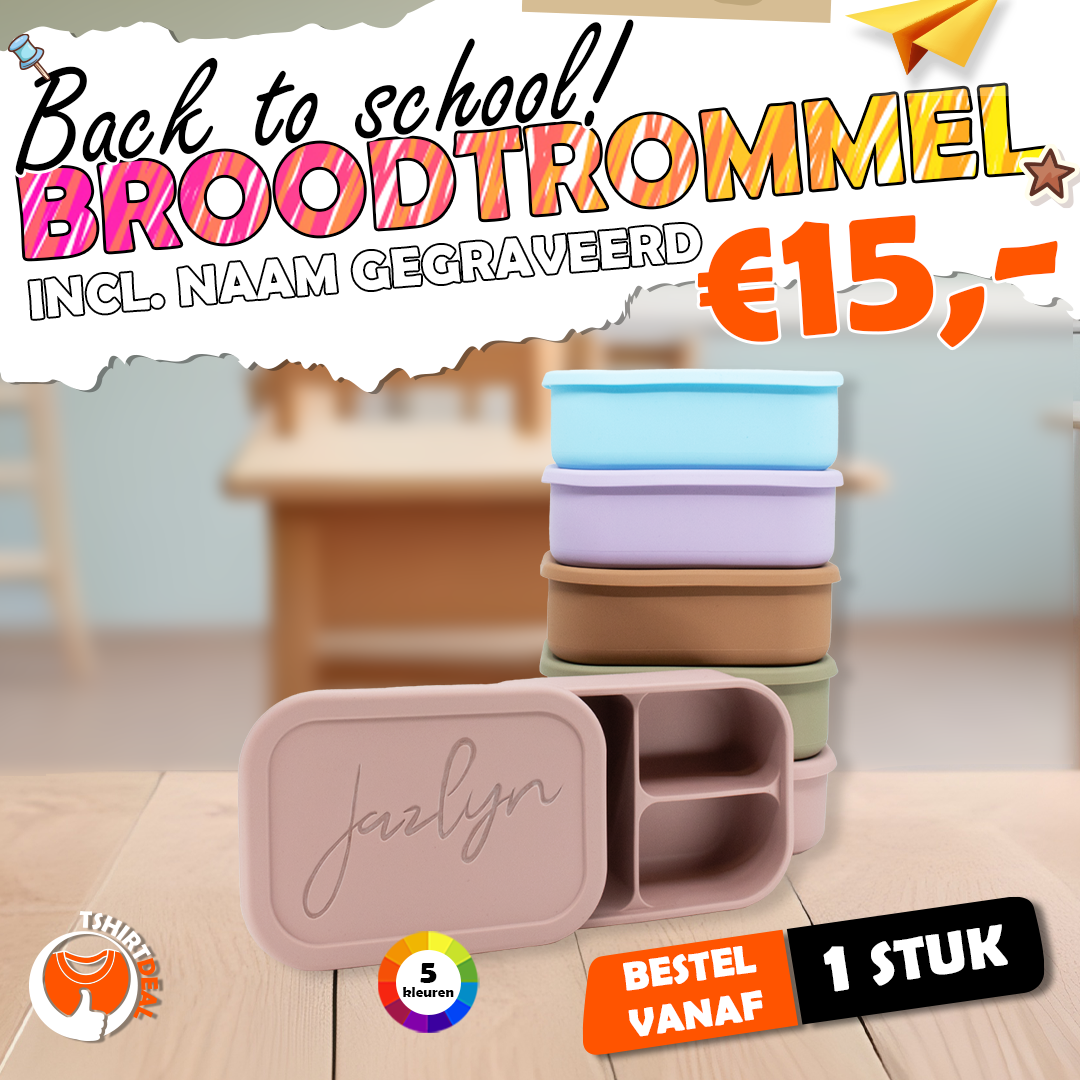 Broodtrommel gegraveerd