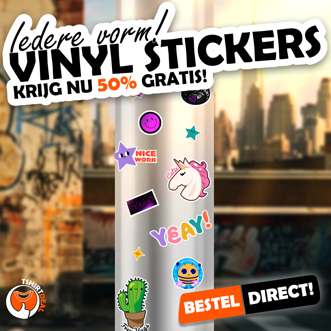 Stickers bestellen in iedere vorm