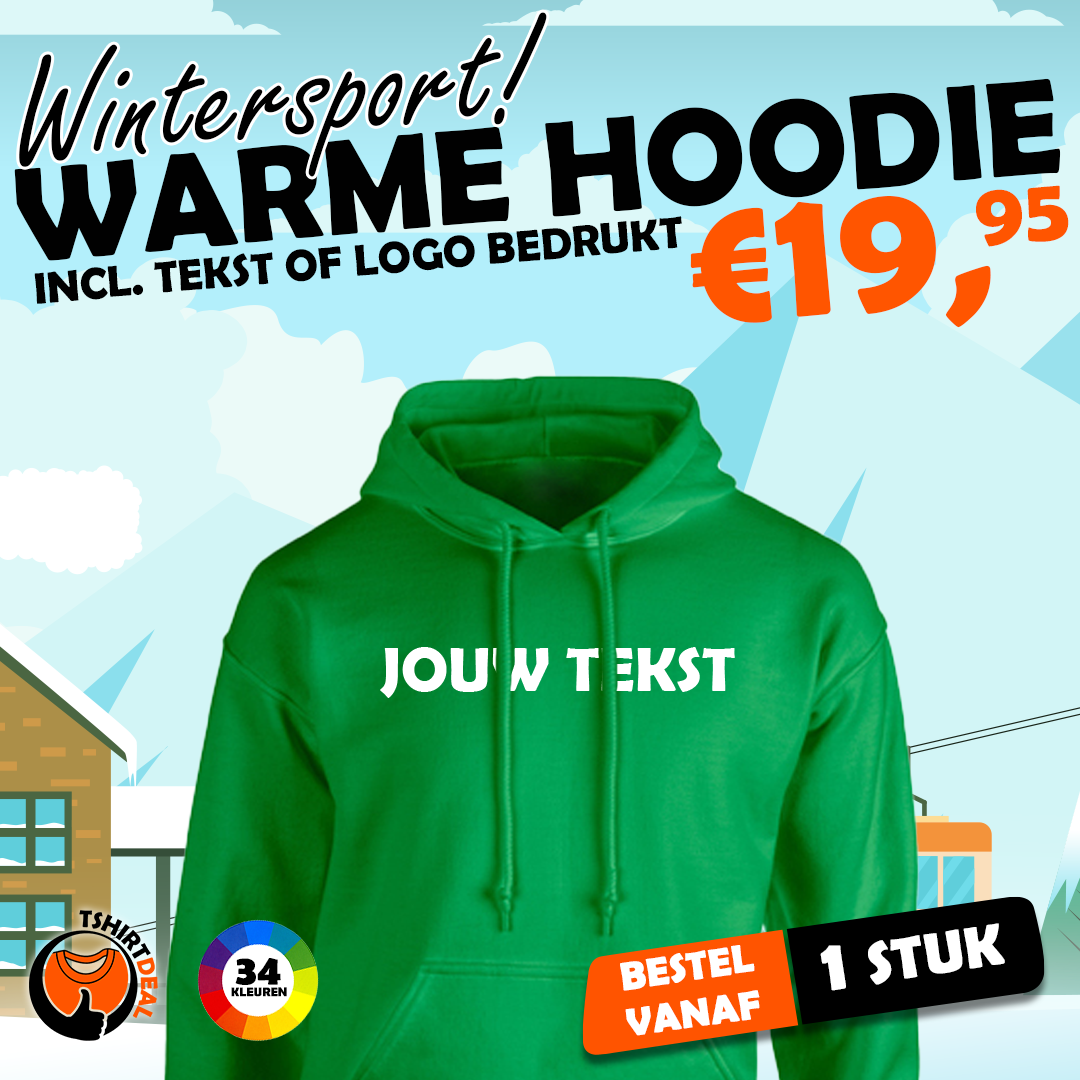 Hoodie bedrukken