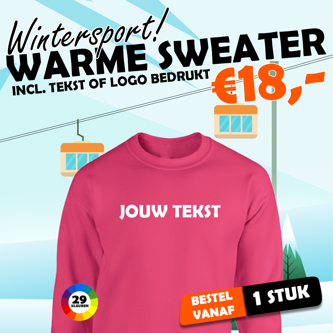 Sweater bedrukken