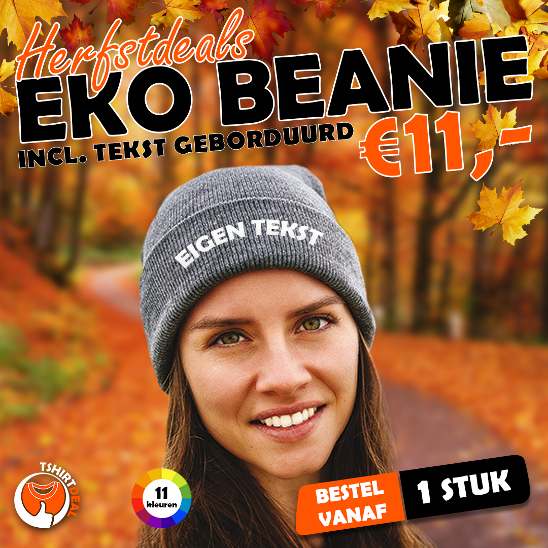 Herfstdeals Eko benie borduren