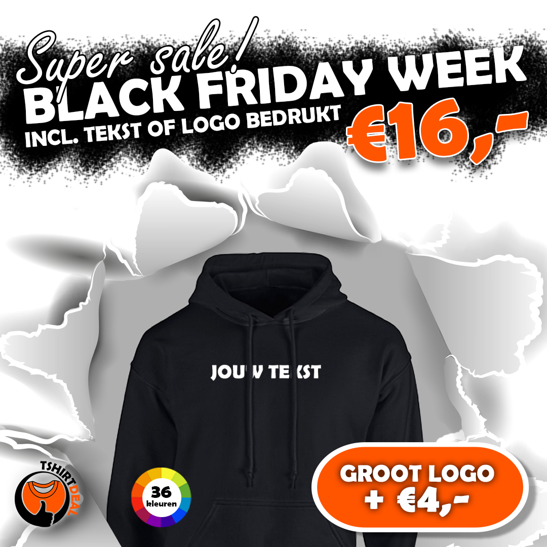 Black Friday Hoodie Bedrukken