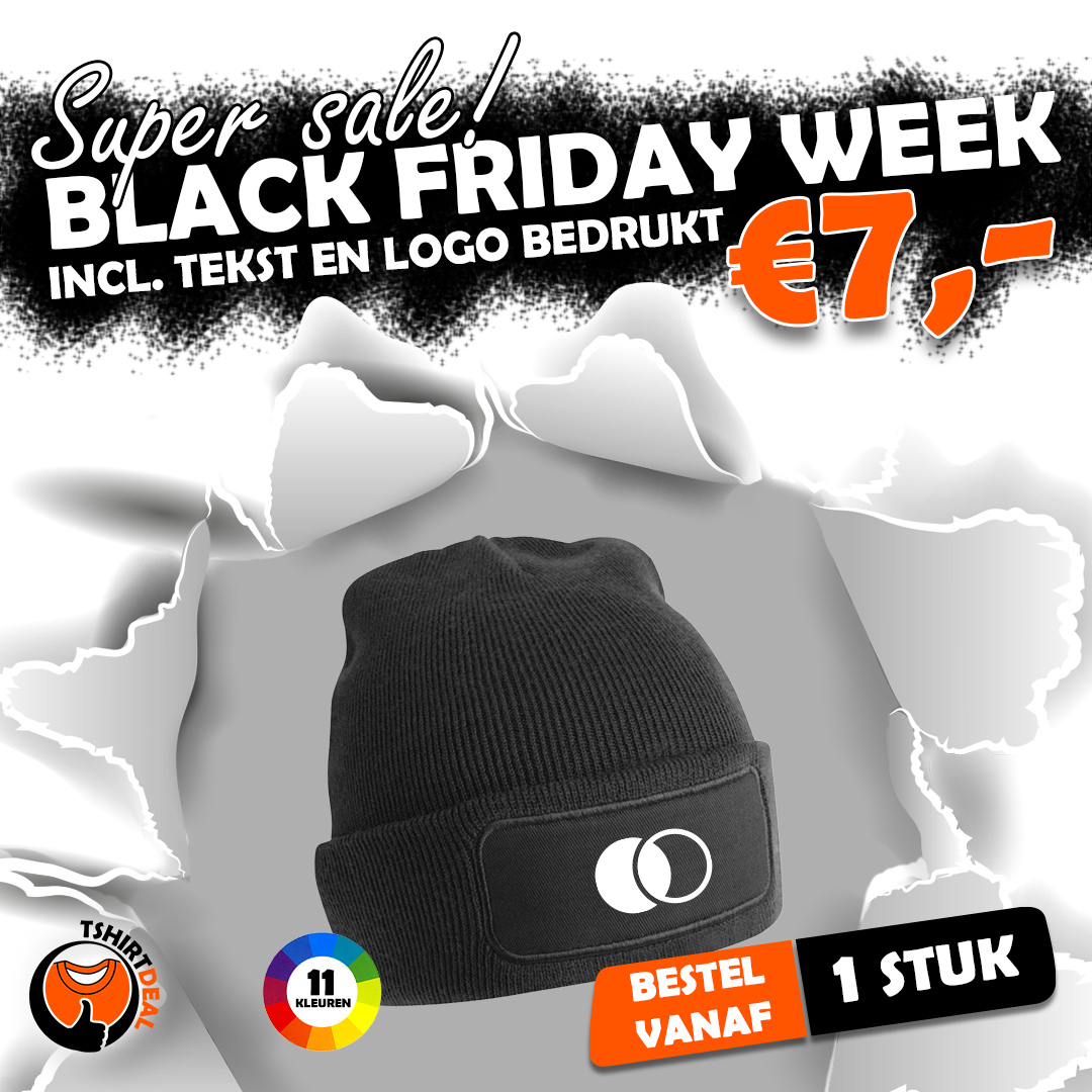 Black Friday Muts bedrukken