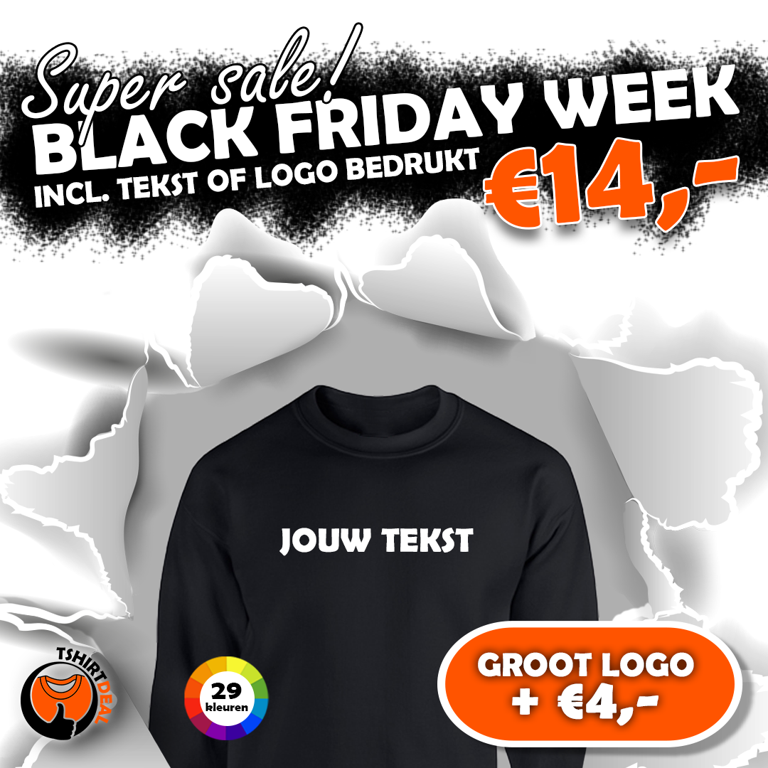 Black Friday Sweater Bedrukken