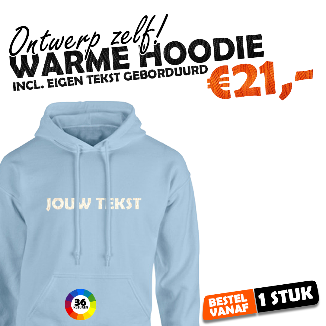 Hoodie borduren