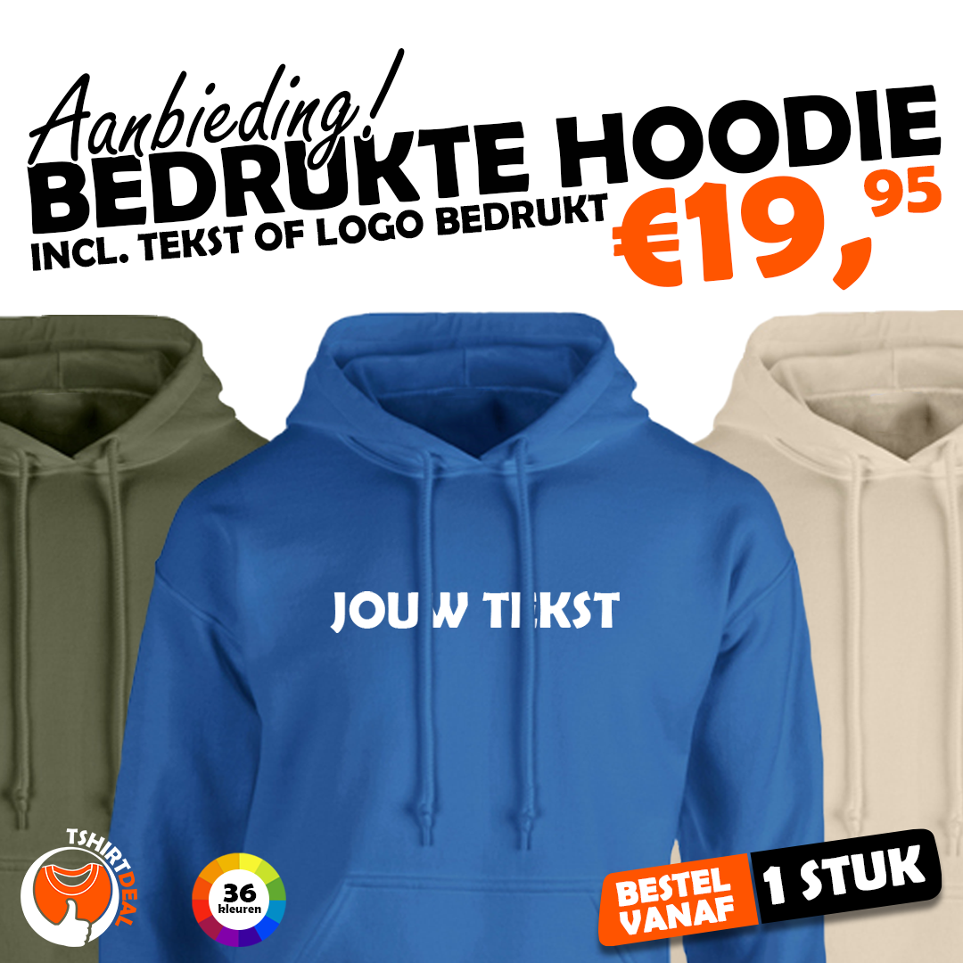 Hoodie bedrukken