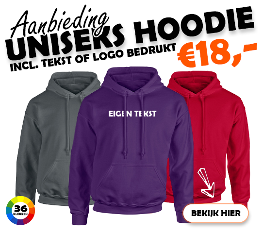 Hoodie bedrukken