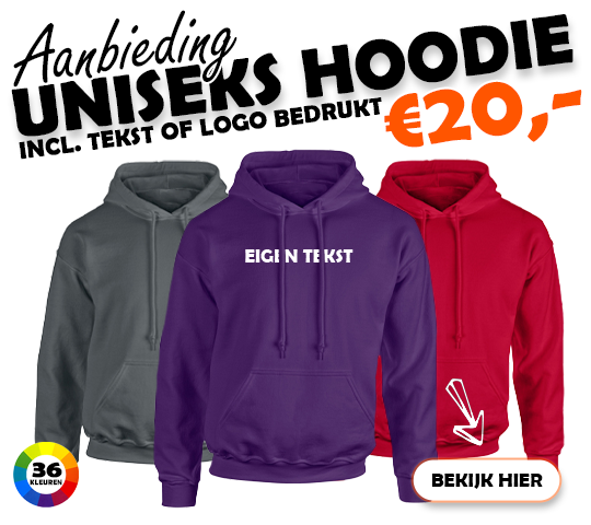 Hoodie bedrukken