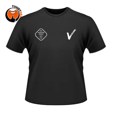 zelf Krijger vrijheid T-shirt incl. 'hou afstand' en 'beveiliging' logo | Tshirtdeal